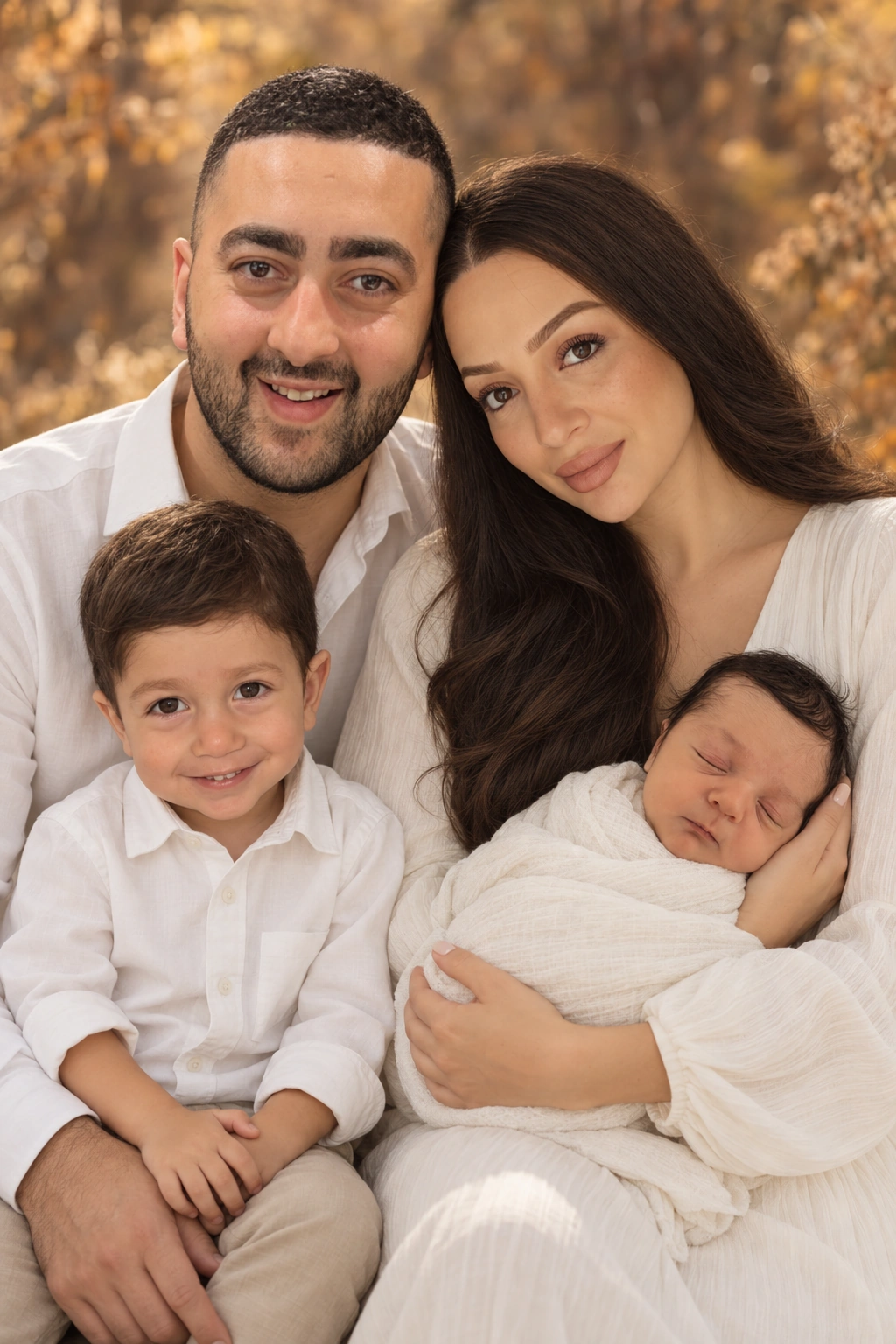 Tigran, Anna, Hayk och Alina tillsammans